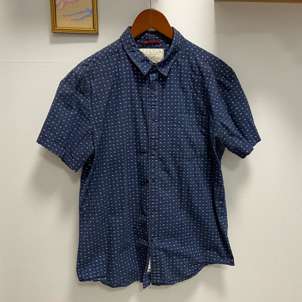 Cactus Handcrafted Goods Bike / Wrench Button Up